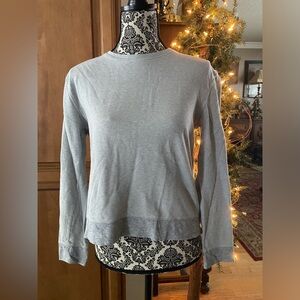 Tory Sport Light Gray Long Sleeve Top